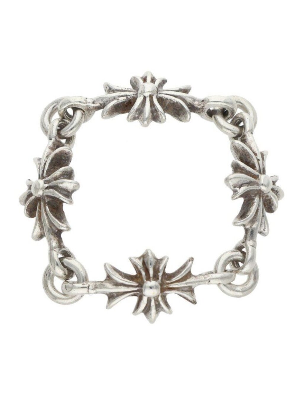 Chrome Hearts Ring Tny CH Pls Tiny Ech Plus Silver